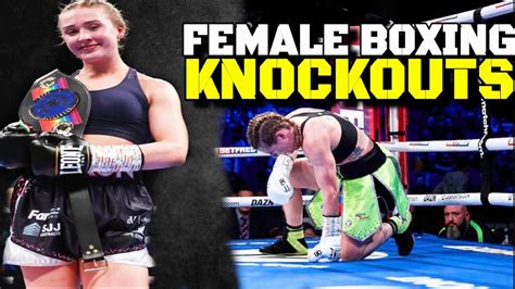 The Greatest Knockouts by Female Boxers 16 - YouTube