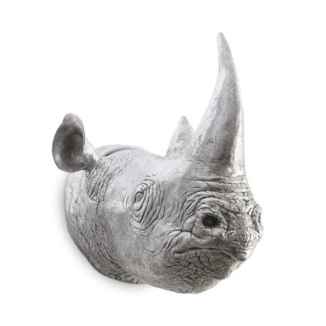 Birdie the Silver Rhino | Unique & Unusual Decor – Scout Design Studio