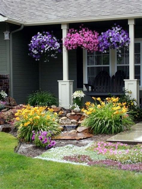 Inspirational Front Of House Flower Beds Perennial Gardens | Garden Ideas | Small front yard ...