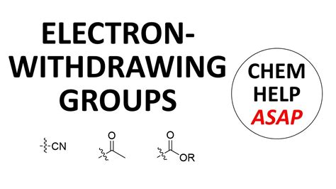 Electron Withdrawing Groups List / Effects of electron withdrawing ...