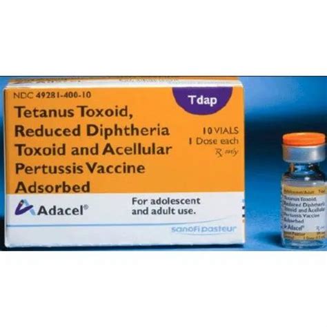 Tetanus Toxoid Reduced Diphtheria Toxoid And Acellular Pertussis Vaccine Adsorbed at Rs 1055 ...