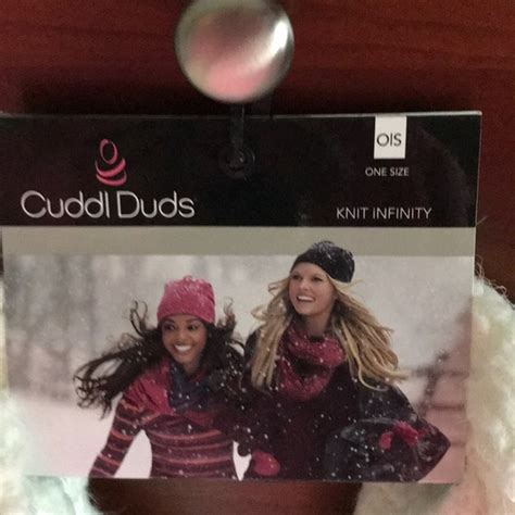 Cuddl Duds | Accessories | Cuddle Duds Knit Infinity Scarfivory Color ...