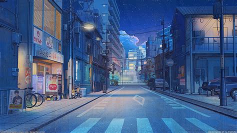 HD wallpaper: Japan Street illustration, digital art, artwork, city, architecture | Wallpaper Flare