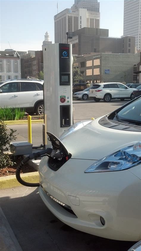 Nissan electric car charging station