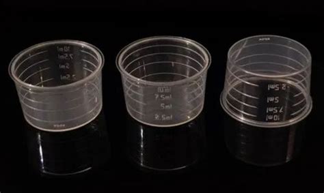 10 Ml Plastic Measuring Cups at Rs .30 | Amli | Silvassa | ID: 22980543762