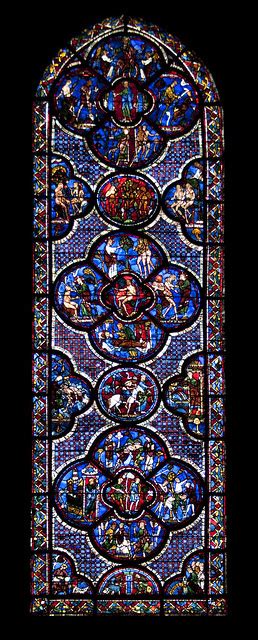 Stained glass window Chartres Cathedral | The blue stained g… | Flickr ...