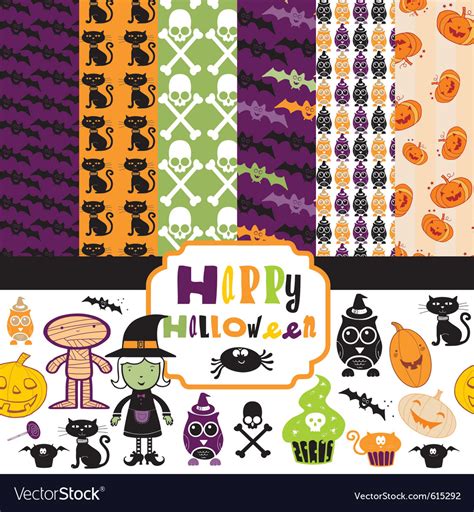 Halloween backgrounds Royalty Free Vector Image