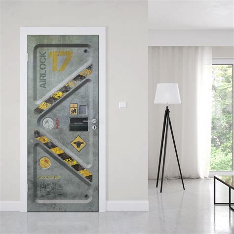 Man Cave Door Wrap Spaceship Airlock Door Peel and Stick - Etsy