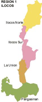 Ilocos Sur Region 1 Map - Travel to the Philippines