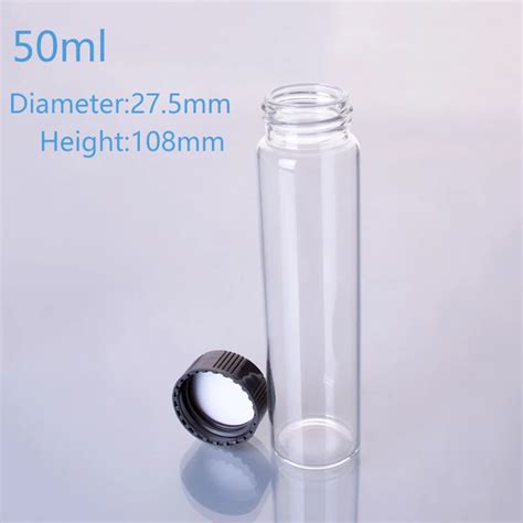 5pcs Sample bottle,Capacity 50ml,lyophilized,vials,bacteria,freeze dried,cillin,strain bottles ...