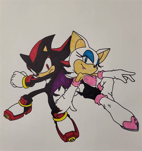 Shadow and Rouge by MasaxMune23 on DeviantArt