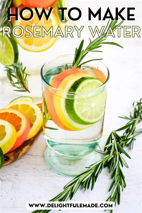 How to Make Rosemary Water: Great for hair, skin & hydration!