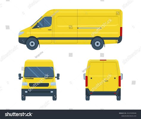 Van Isolated Van Side View Back Stock Vector (Royalty Free) 2127478544 | Shutterstock