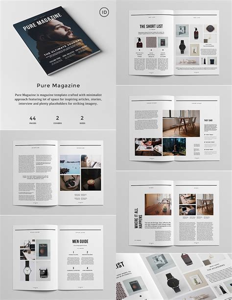 20 Magazine Templates With Creative Print Layout Designs