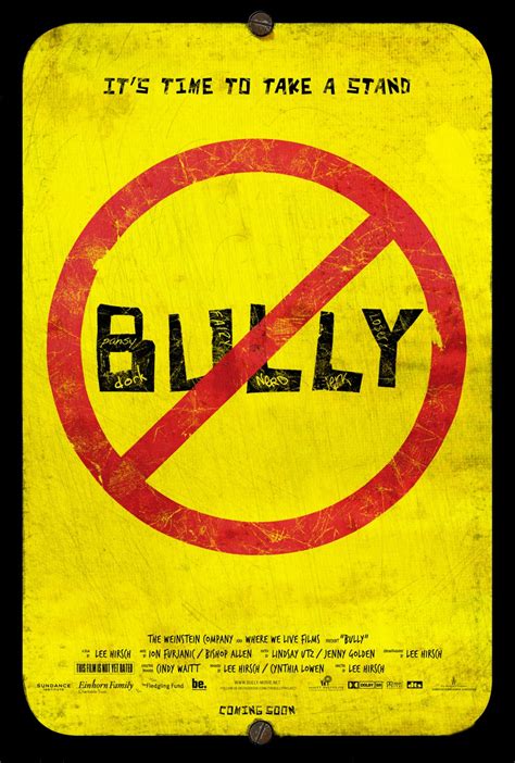 BULLY (2011) Movie Trailer, Movie Poster: Lee Hirsch, Cynthia Lowen ...