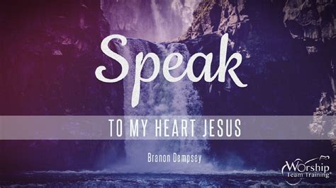 Speak To My Heart, Jesus - Day 3 of 5