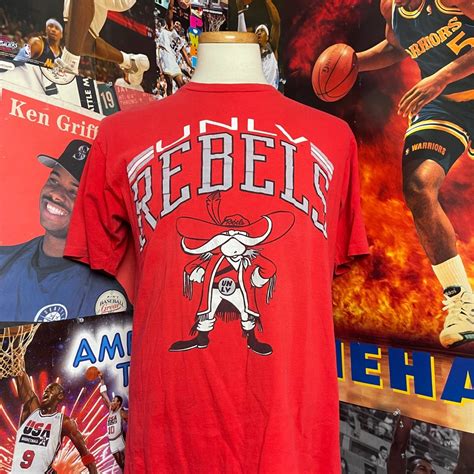 Vintage UNLV Rebels Mascot Logo NCAA Tee - Etsy