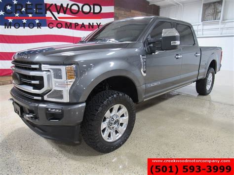 2020 Ford Super Duty F-250 Platinum 4x4 Power Stroke Diesel Leveled Low Miles - Used Ford F-250 ...