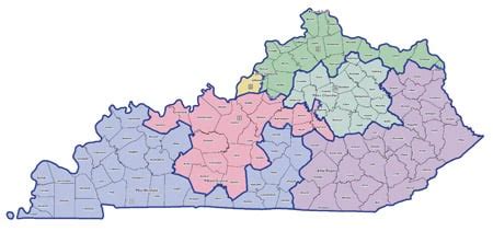 Kentucky Congressional District Map - Draw A Topographic Map