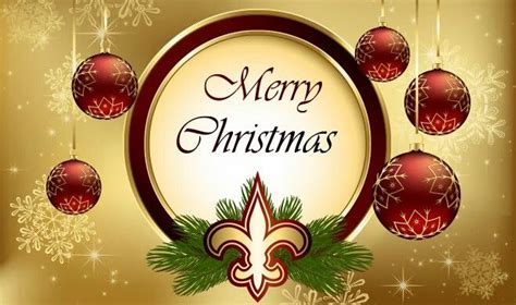 Merry Christmas Saints Fans | ♪♫•*¨*•.¸¸Oh when the SAINTS go marchin…