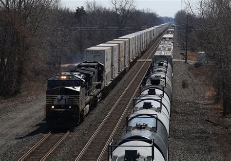 Railroad Tracks Crossing Ballast Construction