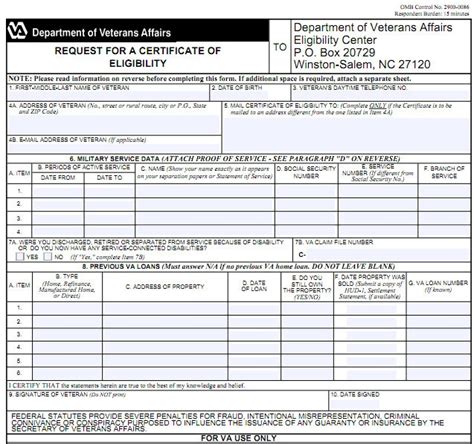 Claim your Veteran VA Certificate Of Eligibility - Veteran COE