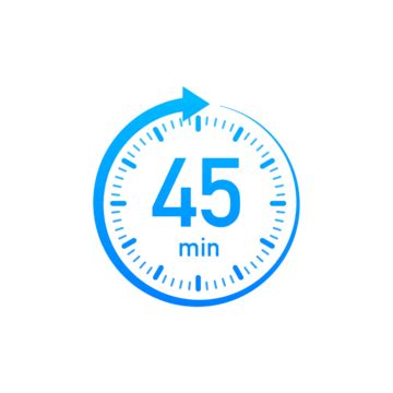 Stopwatch Timer Vector Design Images, The 45 Minutes Timer Stopwatch ...