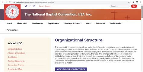 National Baptist Convention, USA 2021