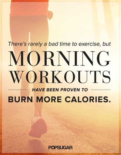 Motivational Poster For Working Out in the Morning | POPSUGAR Fitness