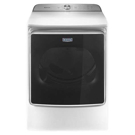 9.2 cu. ft. Electric Front Load Dryer in White-MEDB955FW - The Home Depot