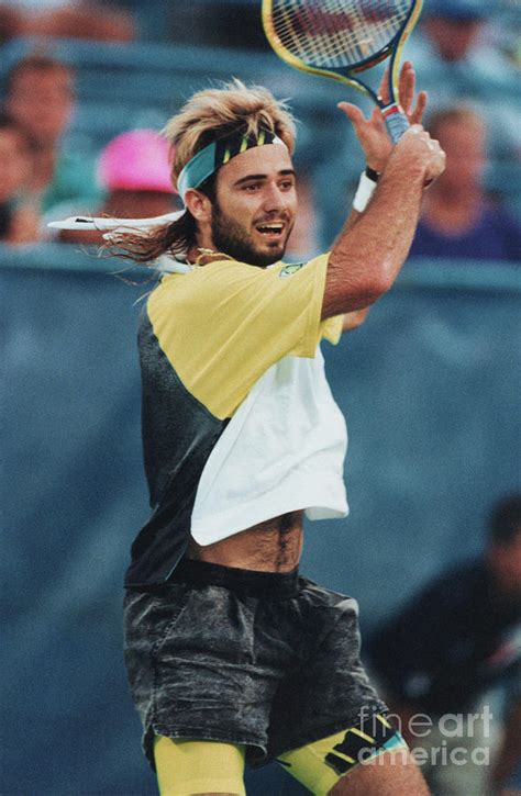 Tennis Star Andre Agassi by Bettmann