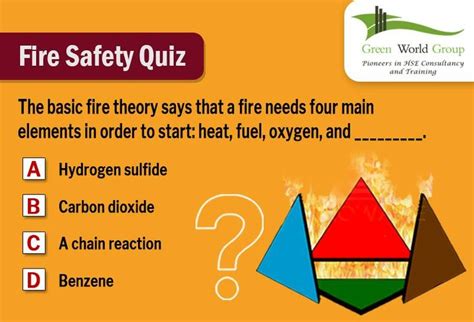 Fire Safety Quiz | Fire safety quiz, Workplace safety and health, Occupational health and safety