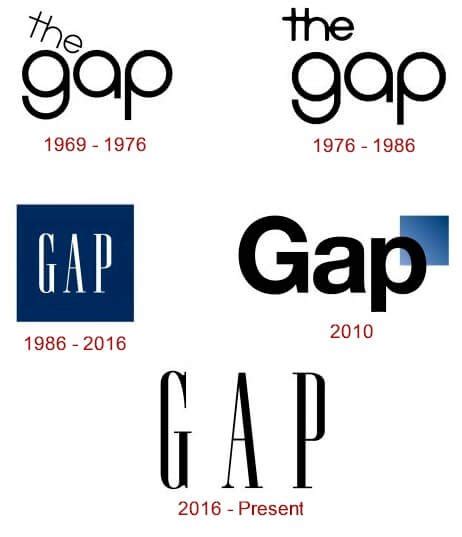 Gap logo and some history behind the brand | LogoMyWay