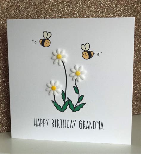 Grandma Birthday card Cards for grandma Grandma card with | Etsy