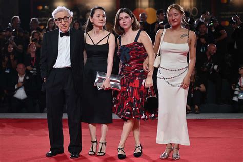 Woody Allen Walks Venice Red Carpet with Wife Soon-Yi and Kids: Photos