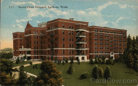 Sacred Heart Hospital Spokane, WA Postcard