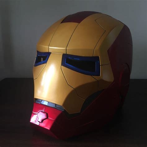 Awesome Iron Man Helmet (teen, adult, costume, cosplay), Toys & Games, Bricks & Figurines on ...