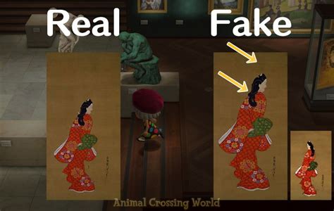 real vs fake art acnh list