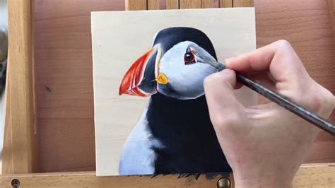 Puffin Painting - YouTube