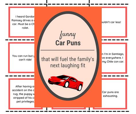 Car Puns That Will Fuel the Family's Next Laughing Fit