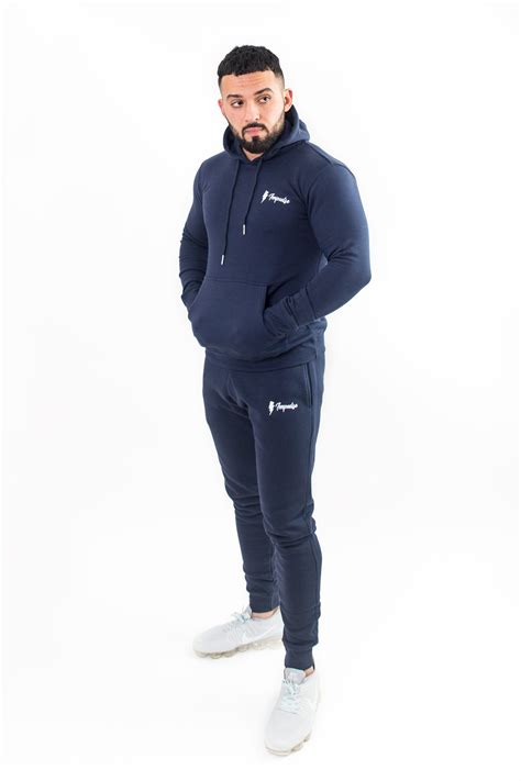 Pullover Hoodie Navy Blue | Impulse Attire