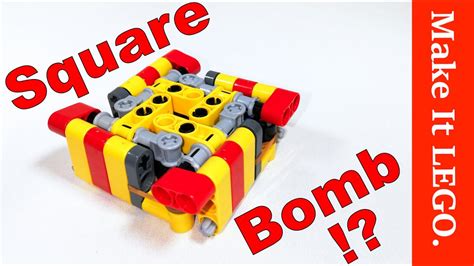 LEGO Square Grenade (Bomb) +Tutorial and Instructions - YouTube