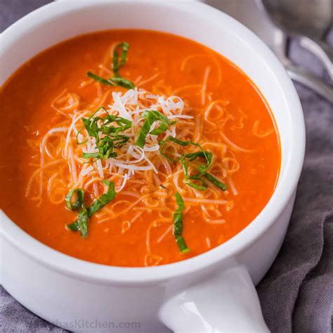 Easy Tomato Soup Recipe - NatashasKitchen.com