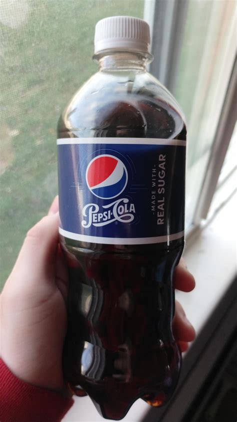 Haven't seen real sugar Pepsi in a bottle before. : r/Pepsi