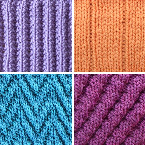 Rib Stitch Knitting Patterns Archives - Studio Knit | Rib stitch knitting, Colorwork knitting ...