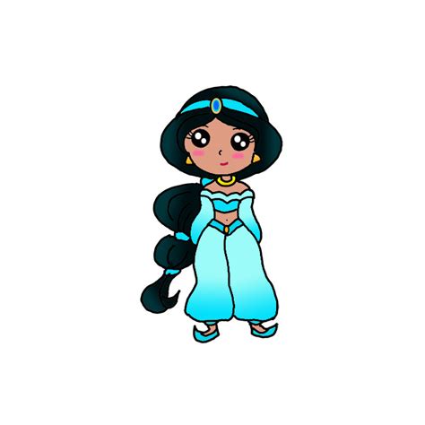 Drawing Princess Jasmine