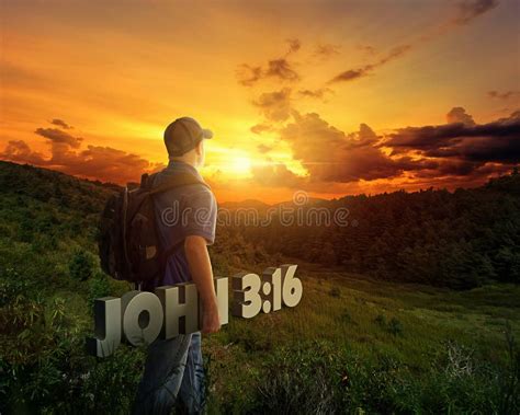 Man Carrying Bible Verse Stock Photo - Image: 44920366