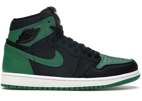 Jordan 1 Retro High Pine Green Black - 555088-030