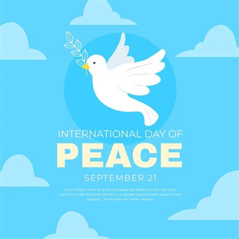 International day of peace theme | Free Vector