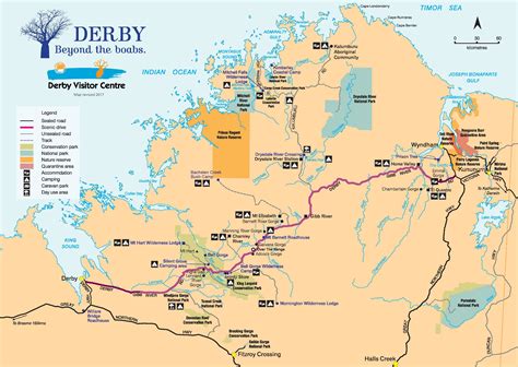 Broome and the Kimberley maps, including the Gibb River Road - Free Downloads — Kimberley Travel ...